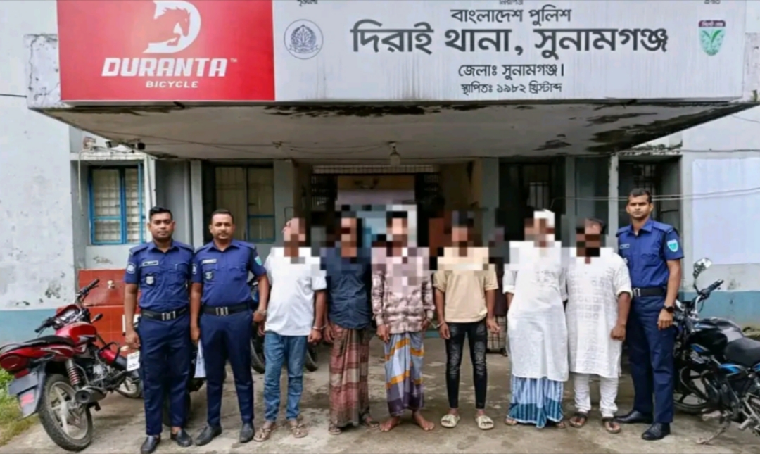 দিরাইয়ে সংঘর্ষের প্রস্তুতিকালে দুই পক্ষের ৬ জন গ্রেফতার