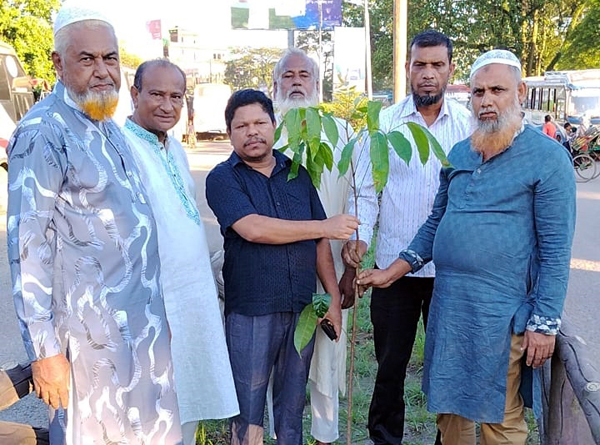 বন্ধণ সমাজ উন্নয়ন সংস্থার বৃক্ষরোপণ কর্মসূচি পালিত