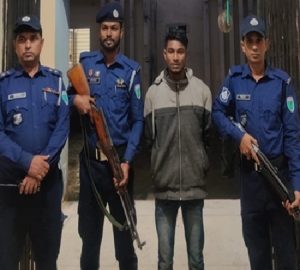জকিগঞ্জ থানার ভ্যান্টিলেটর ভেঙে পালানো সেই রাসু গ্রেপ্তার