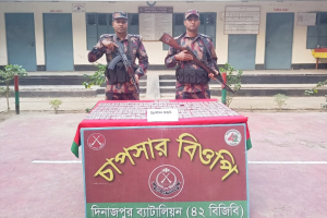 ঠাকুরগাঁও সীমান্তে বিপুল পরিমাণ ট্যাপেন্টাডল ট্যাবলেট উদ্ধার