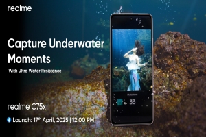 realme set to launch most accessible IP69-rated waterproof C75x smartphone