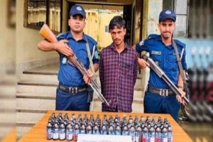 জকিগঞ্জে ৭৫ বোতল ফেন্সিডিলসহ ১ জন গ্রে ফ তা র
