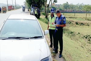 সিলেট তামাবিল মহাসড়কের নিরাপত্তা জোরদারে হাইওয়ে পুলিশ