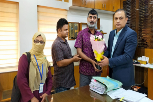 সিলেটের নবাগত জেলা প্রশাসকের সাথে গ্রীণ ডিসএ্যাবল্ড ফাউন্ডেশনের সাক্ষাৎ ও মতবিনিময়