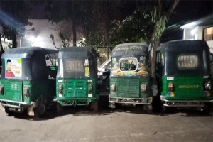 সিলেটে চারটি চোরাই অটোরিকশা উদ্ধার, আটক ১
