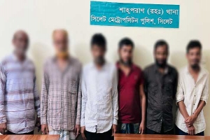সিলেটে ডিবির অভিযানে ৬ জুয়াড়ি গ্রেপ্তার