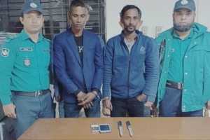 সিলেট বন্দর বাজার ফাঁড়ি পুলিশের জালে চি হ্নি ত দুই ছি ন তা ই কা রী