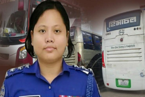 'দুর্ব্যবহারের ঘটনা' আড়াল করতেই এএসপিকে জড়িয়ে বিভ্রান্তিকর অভিযোগ আনে বাসচালক