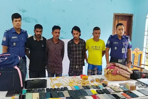 জকিগঞ্জে চার ডাকাত গ্রেফতার