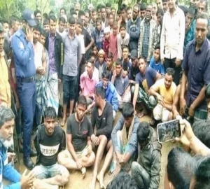 সিলেটে প্রাইভেট কার থেকে মরা গরু ফেলতে গিয়ে ধরা 