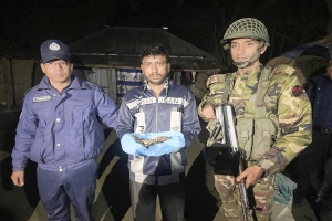 রাণীশংকৈলে যৌথ বাহিনীর অভিযানে আটক মাদক কারবারিকে ১ বছর কারাদন্ড 