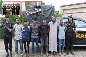 সিলেটে র‌্যাবের অভিযানে বিপুল পরিমাণ মোবাইলসহ গ্রেফতার ৬