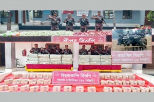 সিলেট সীমান্তে এবার ৫ কোটি টাকার চো রা ই পণ্য জ ব্দ