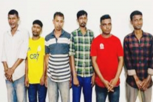 দক্ষিণ সুরমায় পুলিশের জালে ৬ জুয়াড়ি আটক