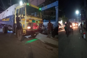 নিষেধাজ্ঞা অমান্য করেই সিলেট নগরীতে প্রবেশ করছে পণ্যবাহী ট্রাক