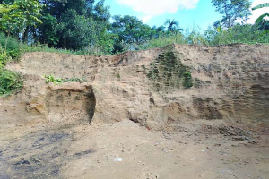 মৌলভীবাজারের জুড়ীতে টিলা ধসে গোয়ালঘরের ক্ষয়ক্ষতি
